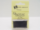 Micro-Kabel 0,04 mm², d=0,5 mm, schwarz, 4 m