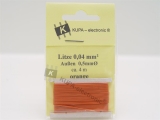 Micro-Kabel 0,04 mm², d=0,5 mm orange 4 m