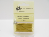 Micro-Kabel 0,04 mm², d=0,5 mm, gelb 4 m