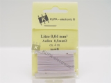 Micro-Kabel 0,04 mm², d=0,5 mm, weiß 4 m