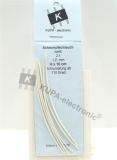 Schrumpfschlauch 1,2 mm weiß