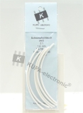 Schrumpfschlauch 1,6 mm weiß