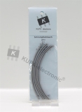 Schrumpfschlauch 2,4 mm grau