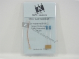 SMD LED 0402 warmweiß bedrahtet mit Kupferlackdraht