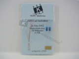 SMD LED 0402 blau bedrahtet mit Kupferlackdraht