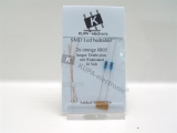 SMD LED 0805 orange bedrahtet mit Kupferlackdraht