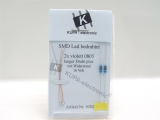 SMD LED 0805 lila bedrahtet mit Kupferlackdraht