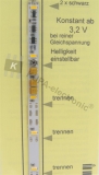 Wagenbeleuchtung, Spur Z, 110 x 5 mm, warmweiss
