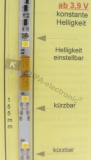 Wagenbeleuchtung, Spur N & H0, 155 mm, warmweiß