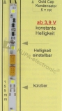 Wagenbeleuchtung, Spur N & H0, 155 mm, weiss