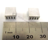 Kühlkörper 9 x 9 x 5 mm Alu