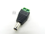 Hohlstecker mit Schraubanschluss, 5,5 mm, 12VDC
