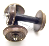 Scheiben-Radsatz geteilte Achse, Spitze Ø 11,0 mm; 24,8 mm