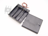 Batterie-Box 4 x AA mit Schalter und Kabel