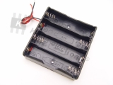 Batterie-Halter serial 4 x 18650 mit Kabel