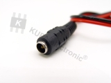 Hohlbuchse mit Kabel, 5,5 mm, 12VDC