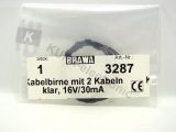 Brawa 3287 Kabelbirne mit 2 Kabeln 16V/30mA