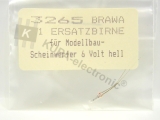 Brawa 3265 Ersatzbirne für Modellbau-Scheinwerfer 6 V, hell