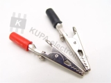 Krokodilklemme-Set für Bananenstecker, 55 mm