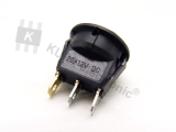 Schalter rund mit LED gelb 3-polig EIN-AUS 20A 12V