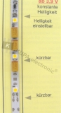 5 x Wagenbeleuchtung, Spur N & H0, 280 mm, warmweiss