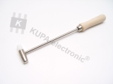 Feinmechaniker-Hammer 50 g, Metall und Kunststoff Kopf, Länge:220 mm, Kopf:43 mm x d: 10 mm