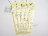 5 x Wagenbeleuchtung, Spur N & H0, 155 mm, warmweiß