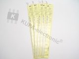 5 x Wagenbeleuchtung, Spur N & H0, 280 mm, gelb