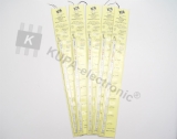 5 x Wagenbeleuchtung, Spur N & H0, 280 mm, warmweiss