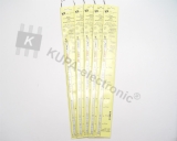 5 x Wagenbeleuchtung, Spur N & H0, 280 mm, weiss