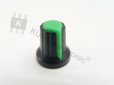 Poti-Knopf mit Markierung für 6 mm Achse, grün