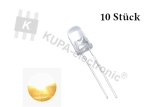 Led 5 mm warmweiß > 3000 mcd, 10 Stück