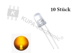 Led 5 mm gelb transparent >3000 mcd, 10 Stück