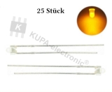 LED 1,8 mm gelb klare Blende 25 Stück *