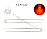 LED 1,8 mm rot klare Blende 50 Stück *