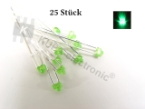 LED 1,8 mm grün gefärbte Blende 25 Stück *