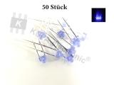 LED 1,8 mm blau gefärbte Blende 50 Stück *