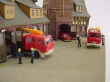 Diorama "Feuerwehr in der Stadt"