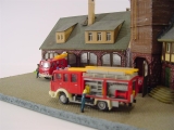 Diorama "Feuerwehr in der Stadt"