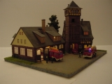 Diorama "Feuerwehr in der Stadt"