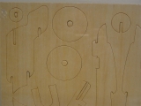 Holzbausatz "Rennwagen" leicht (G)