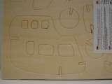 Holzbausatz "Hubschrauber" mittelschwer (K)