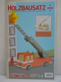 Holzbausatz "Feuerwehrauto" leicht (G)