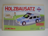 Holzbausatz "Polizeiauto" leicht (G)