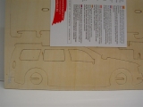Holzbausatz "Polizeiauto" leicht (G)