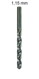 5x Spiralbohrer HSS 1,15 mm DIN 338