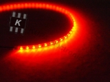 Kirmesbeleuchtung ohne Regler, rot (42 LED)