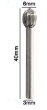 Kugelfräser HSS 6 mm