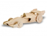 Holzbausatz "Rennwagen" leicht (G)