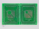 1 Stück Adapter Platine TQFP 0,8mm / TQFP 0,5 mm